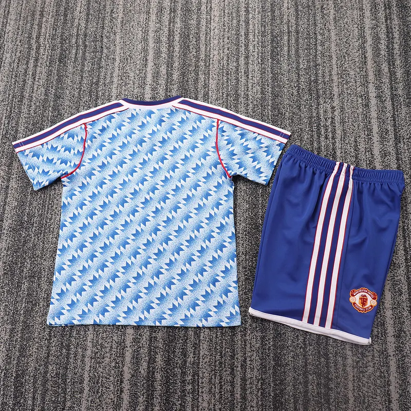 1990/1992 Retro Manchester United Away Football Shirt 1:1 Thai Quality Kids Size - Image 2