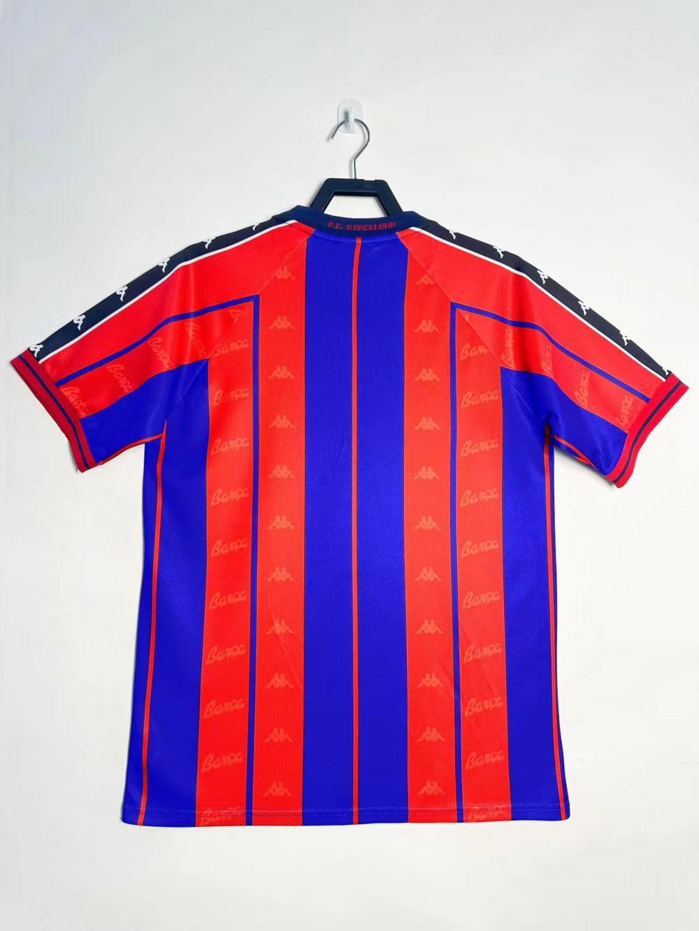 1997/1998 Retrô Barcelona Casa Camisa de futebol Qualidade tailandesa 1:1 - Image 2