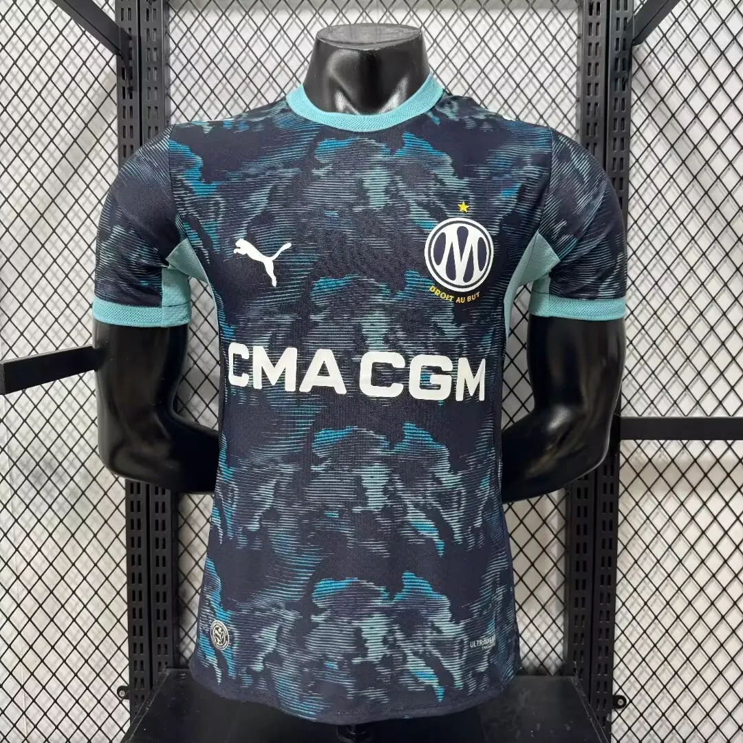 2026-2027 Versione giocatore Olympique de Marseille Trasferta Maglia da calcio Qualità thai 1:1