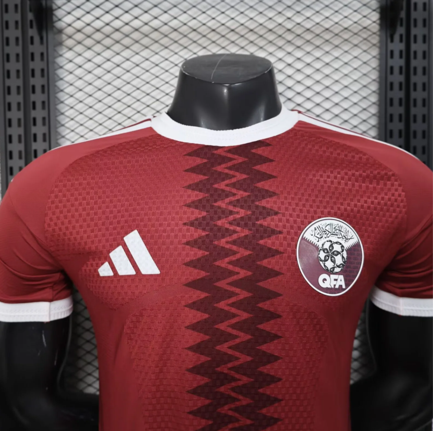 2026-2027 Player Version Qatar National Team Home Football Shirt 1:1 Thai Quality - Image 3