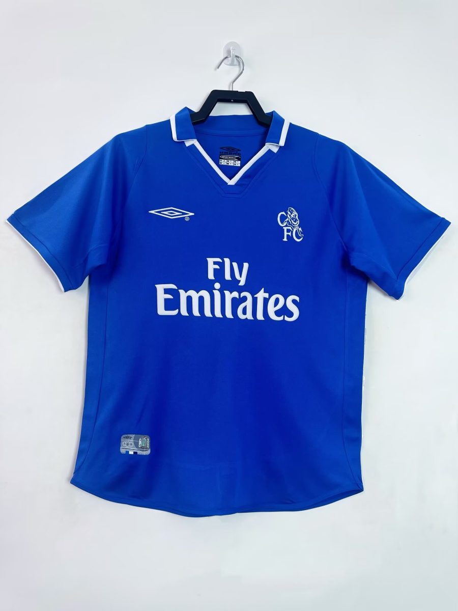 2001/2003 Retro Chelsea İç saha Futbol forması 1:1 Tayland kalitesi