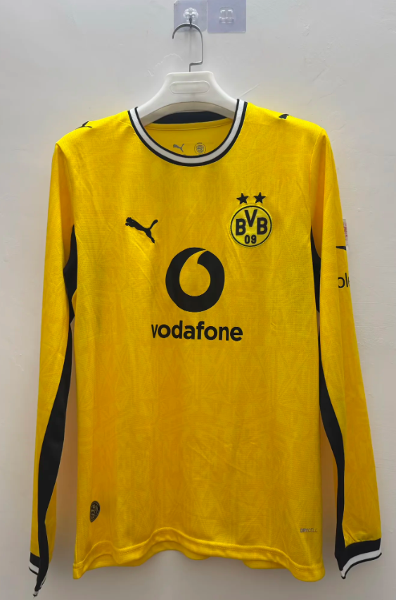 2026/2027 Lange mouw Dortmund Thuis Voetbalshirt 1:1 Thaise kwaliteit