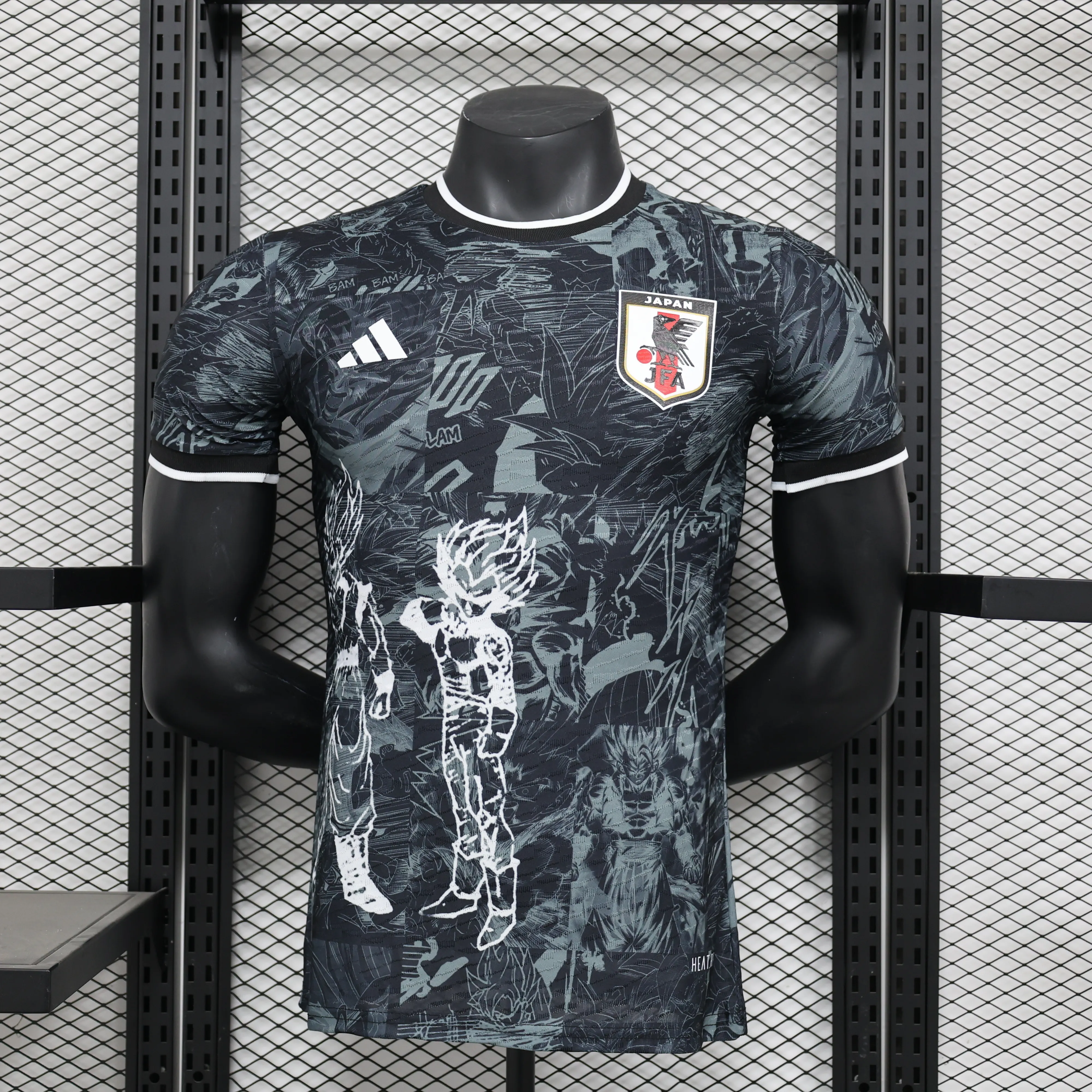 2025/2026 Version joueur Japon Blanc Saiyan Noir Maillot de football Qualité thaï 1:1