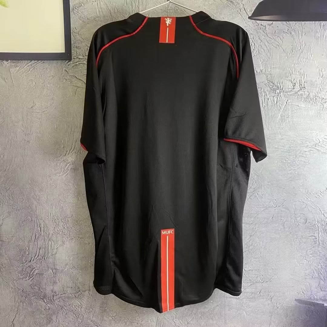 2007/2008 Retro Manchester United Trzecia Wyjazdowa Koszulka piłkarska Jakość tajska 1:1 - obrazek 3