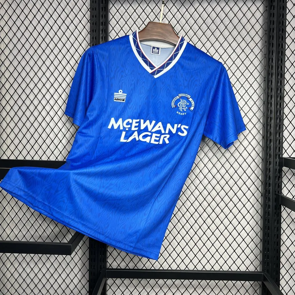 1990/1992 复古 流浪者 主场 足球球衣 1:1 泰版品质 - 图片 3