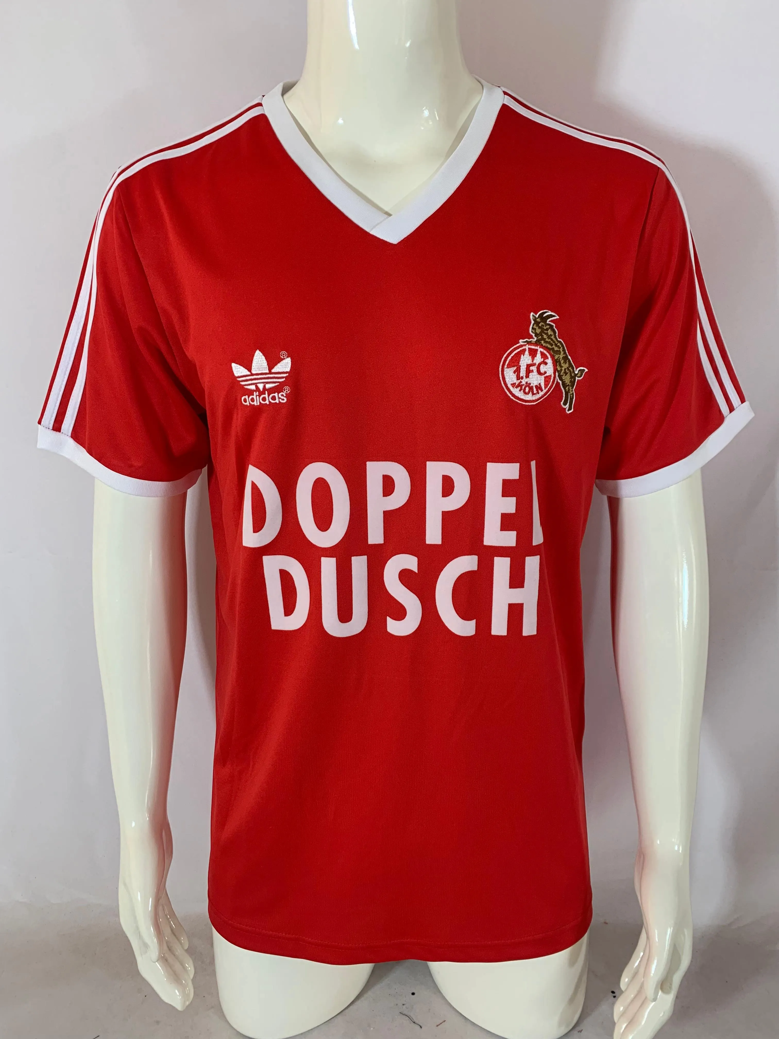1984/1985 Retro FC Köln Auswärts Fußballtrikot 1:1 Thai-Qualität