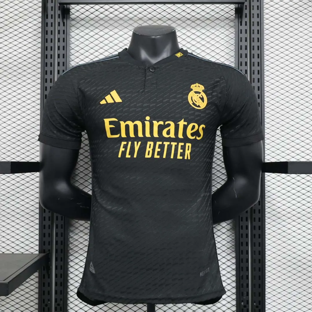 2023/2024 Versión jugador Real Madrid Camiseta de fútbol Tercera Visitante