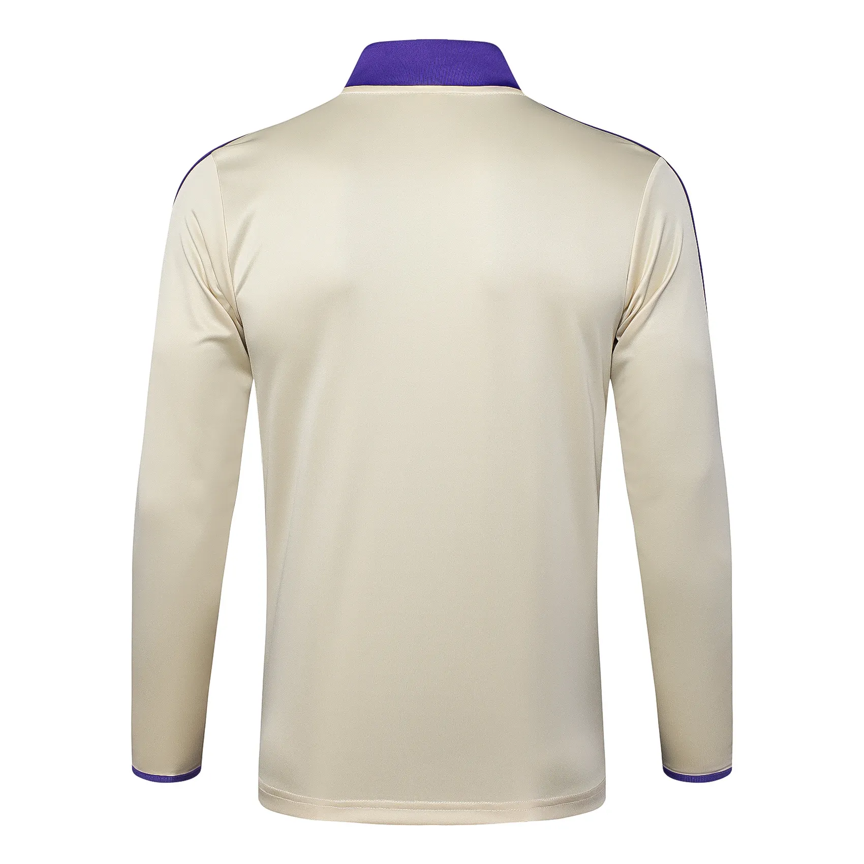2025/2026 Real Madrid Apricot Rétro Édition Survêtement demi-zip Maillot de football Qualité thaï 1:1 Ensemble – Image 4
