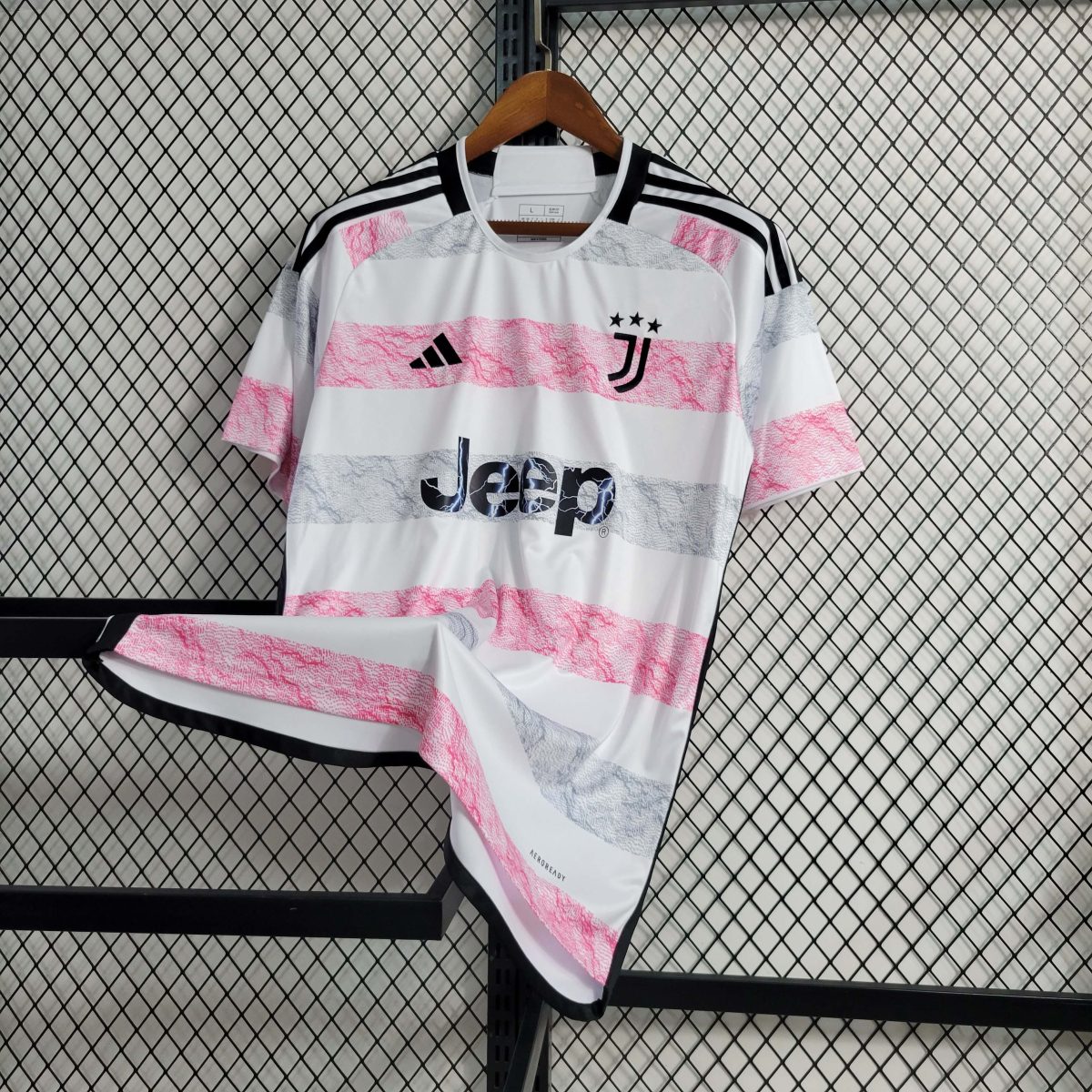 2023/2024 Juventus Auswärts Fußballtrikot 1:1 Thai-Qualität – Bild 4