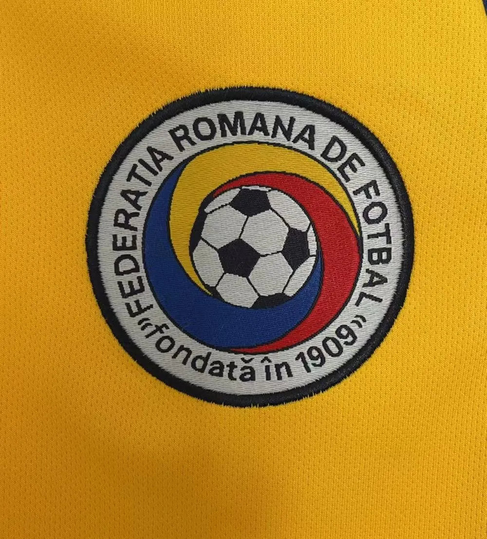 2000 Retro Roemenië Thuis Voetbalshirt 1:1 Thaise kwaliteit - Afbeelding 4