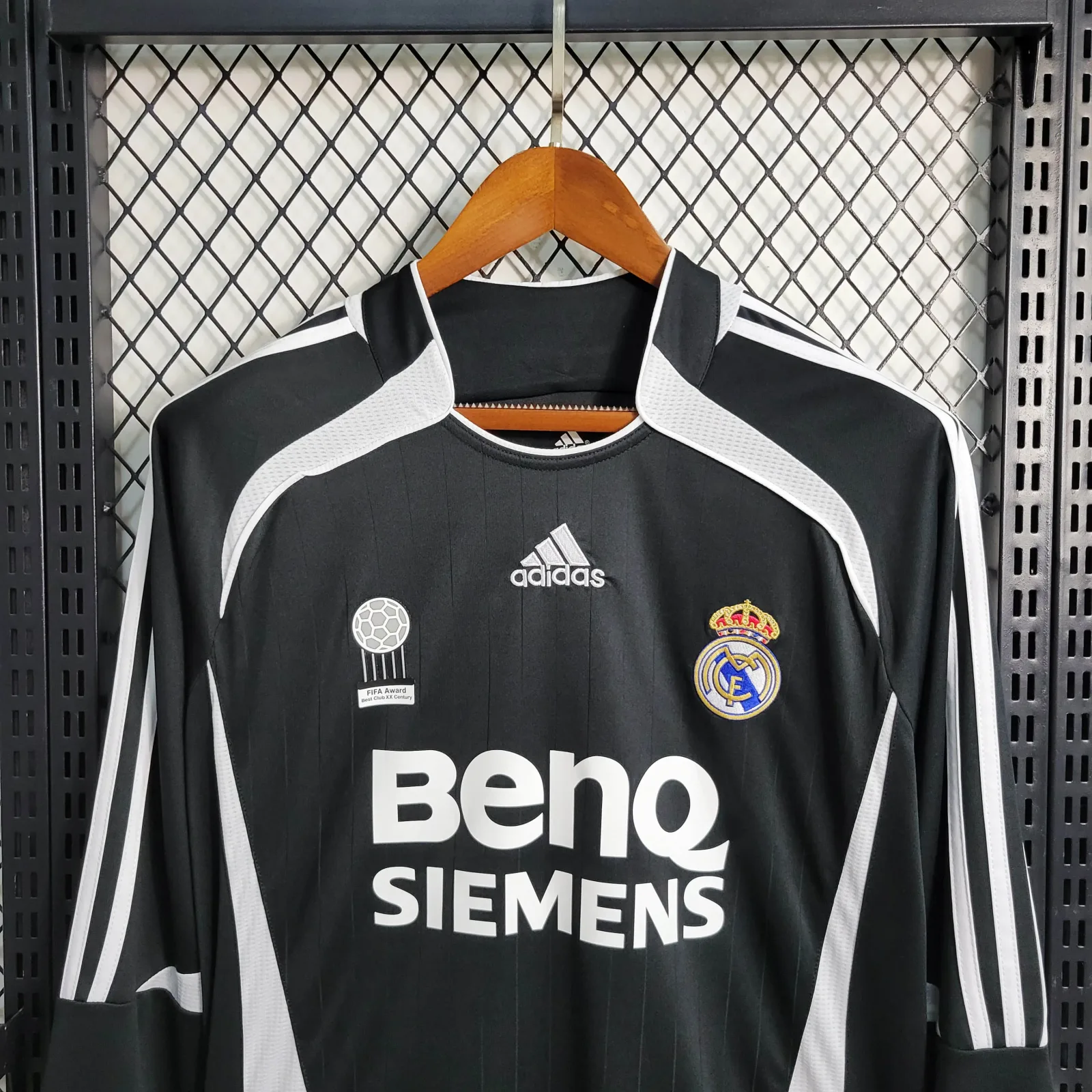 2006/2007 Retro Długi rękaw Real Madrid Wyjazdowa - obrazek 4