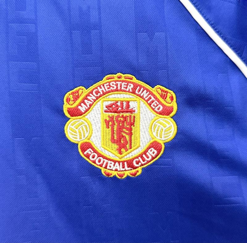 1988-1990 Retro Manchester United Tercera Visitante Camiseta de fútbol Calidad tailandesa 1:1 - Imagen 7