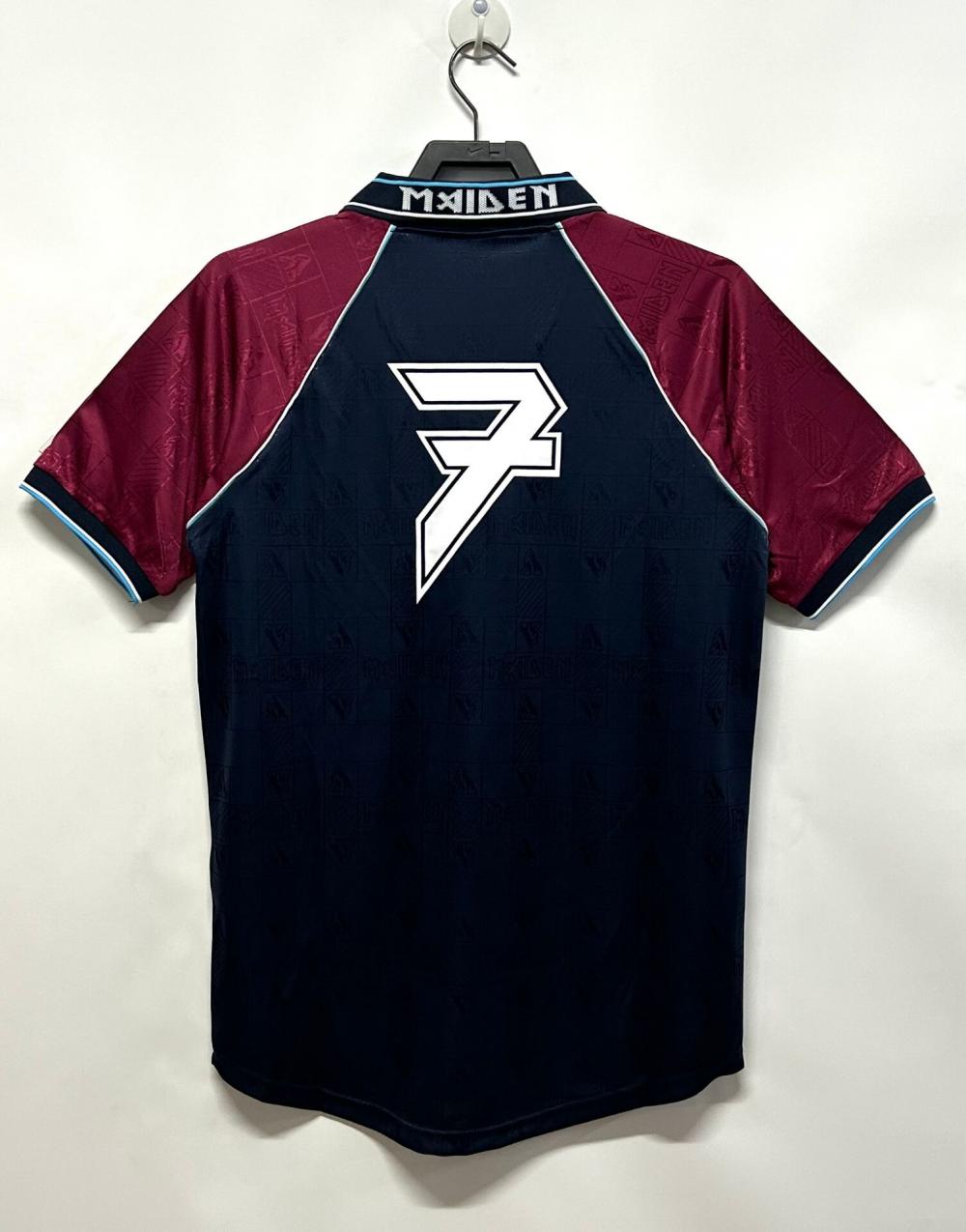 1999 Retro West Ham United Fußballtrikot Heim 1:1 Thai-Qualität – Bild 2
