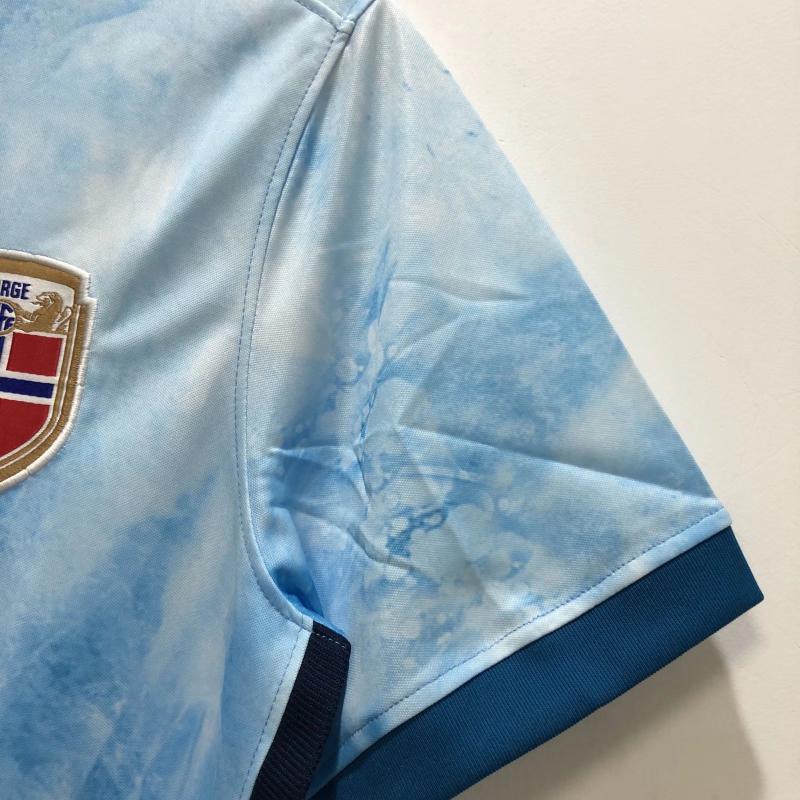 2020-2021 Retro Noruega Selección nacional Visitante Camiseta de fútbol Calidad tailandesa 1:1 - Imagen 5