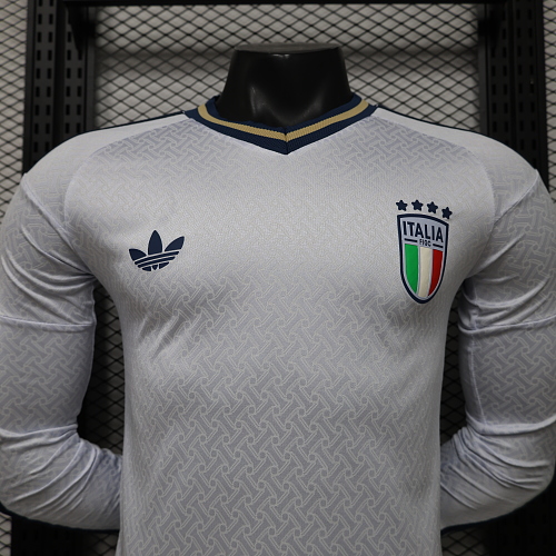 2026 Langarm Spielerversion Italien Auswärts Fußballtrikot 1:1 Thai-Qualität – Bild 3