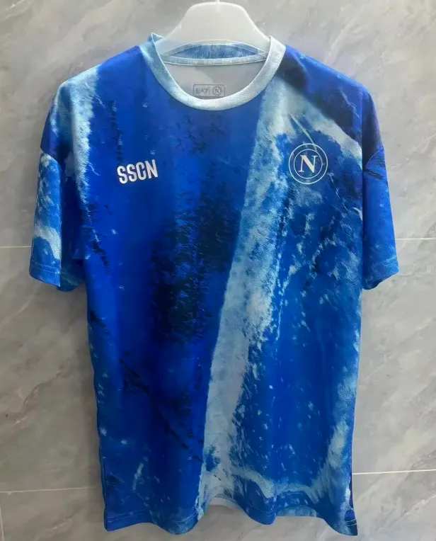 2025/2026 Napoli Trainingsanzug Blau Fußballtrikot 1:1 Thai-Qualität