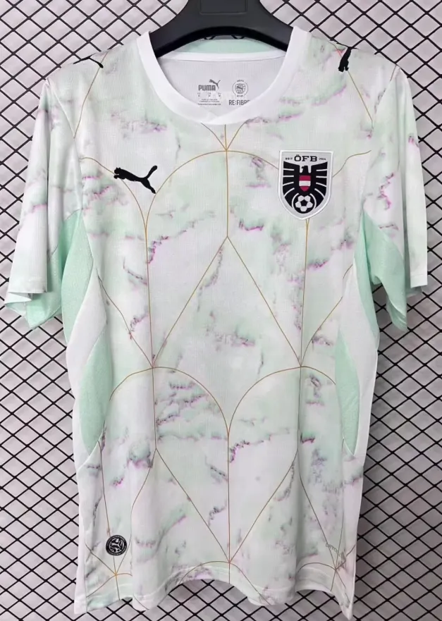 2026 Áustria Seleção Fora Camisa de futebol Qualidade tailandesa 1:1
