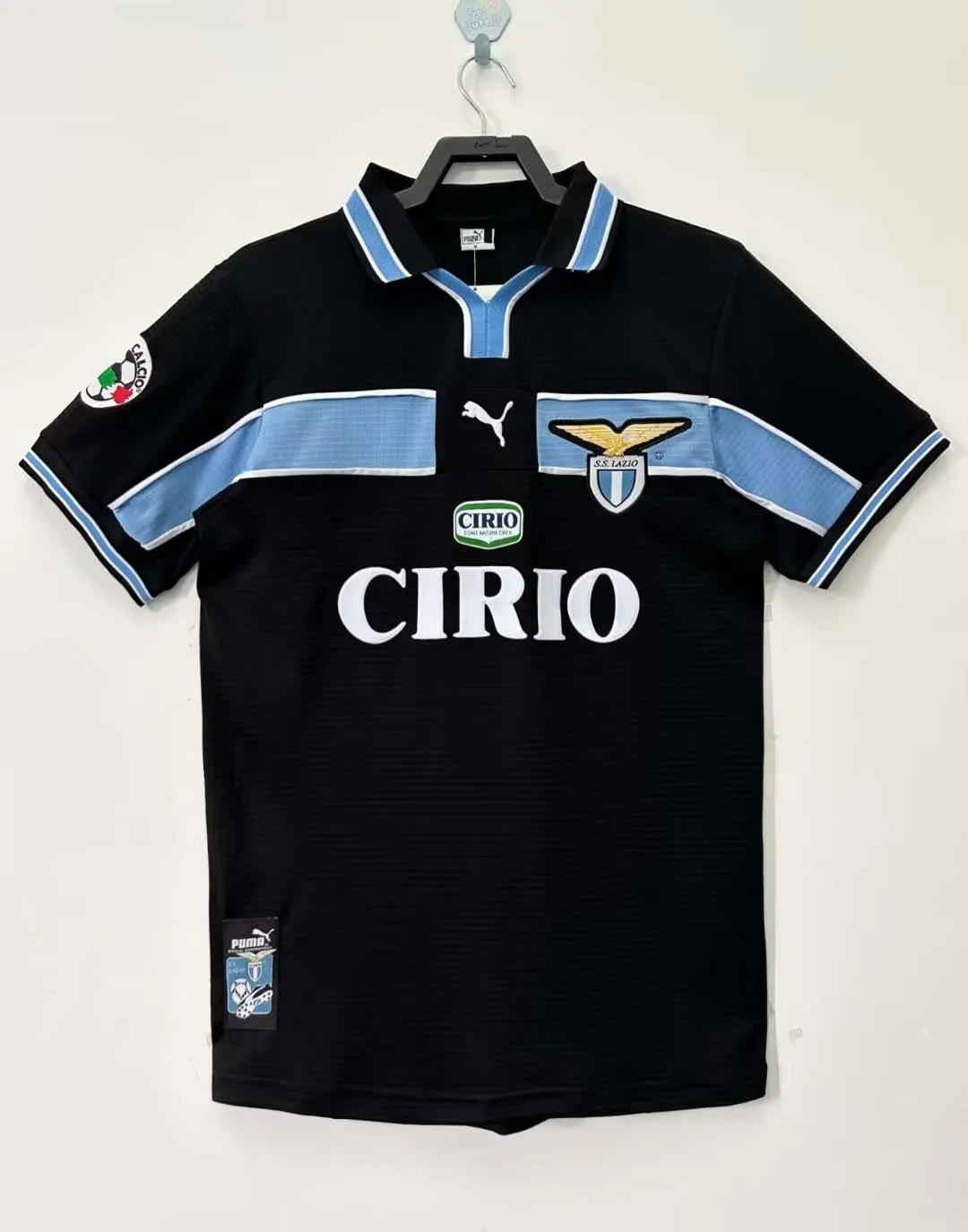 1998/1999 Retro Lazio Deplasman Futbol forması 1:1 Tayland kalitesi