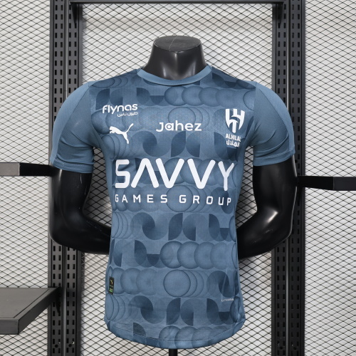 2025/2026 Versión jugador Al-Hilal Saudi Tercera Visitante Camiseta de fútbol Calidad tailandesa 1:1