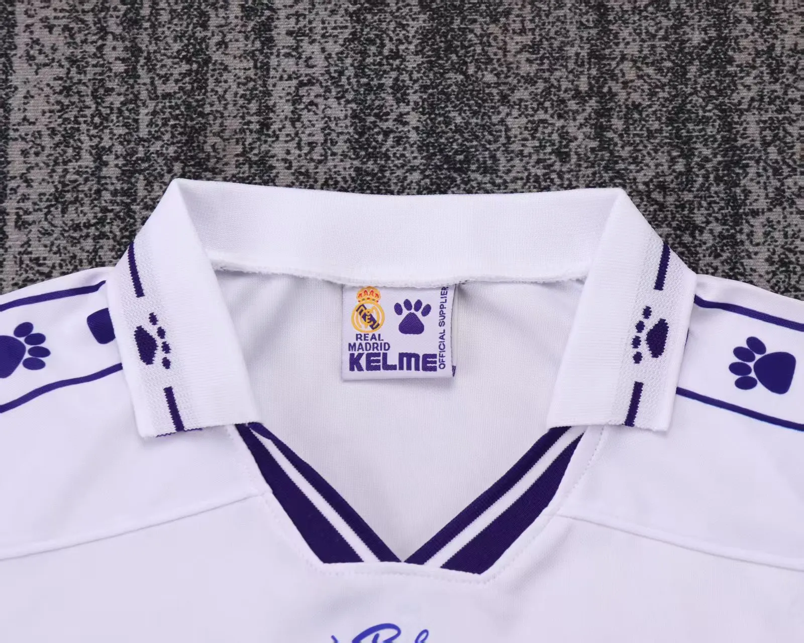 1994-1996 Retro Real Madrid Heim Fußballtrikot 1:1 Thai-Qualität Kindergröße – Bild 3