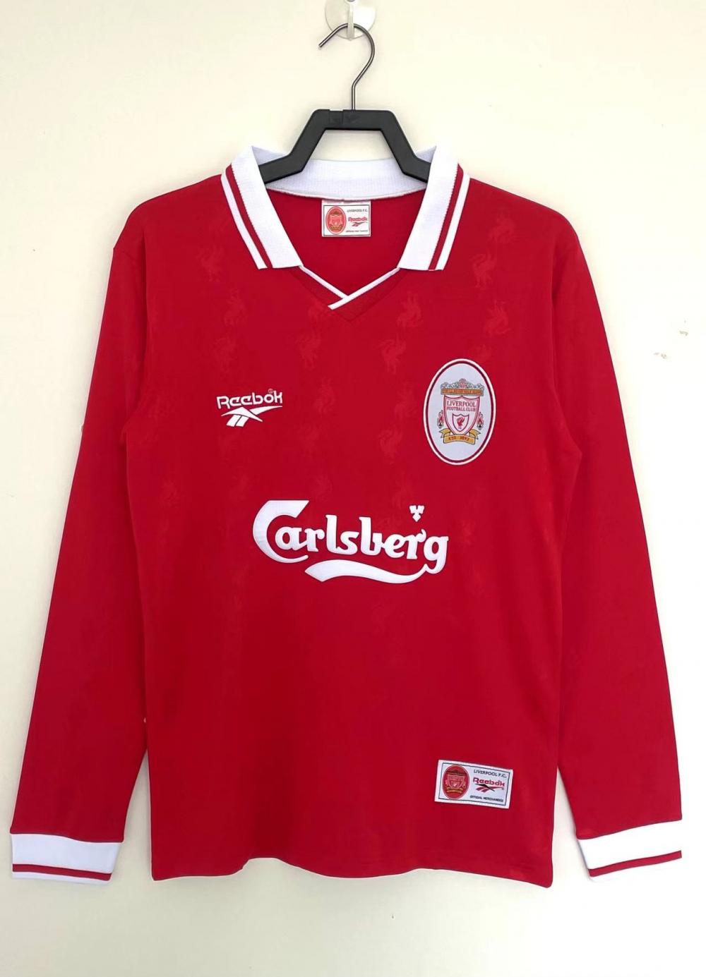 1996/1997 Retro Liverpool Home Football Jersey Long Sleeve 1:1 Thailand Quality