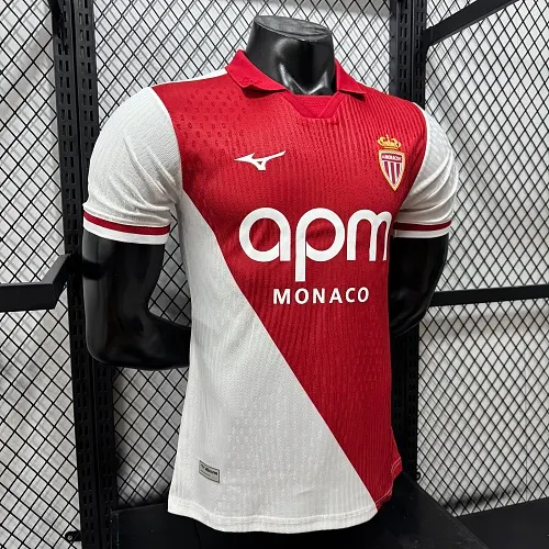 2026/2027 Игровая версия AS Monaco Домашняя Футбольная футболка Тайское качество 1:1 — изображение 3