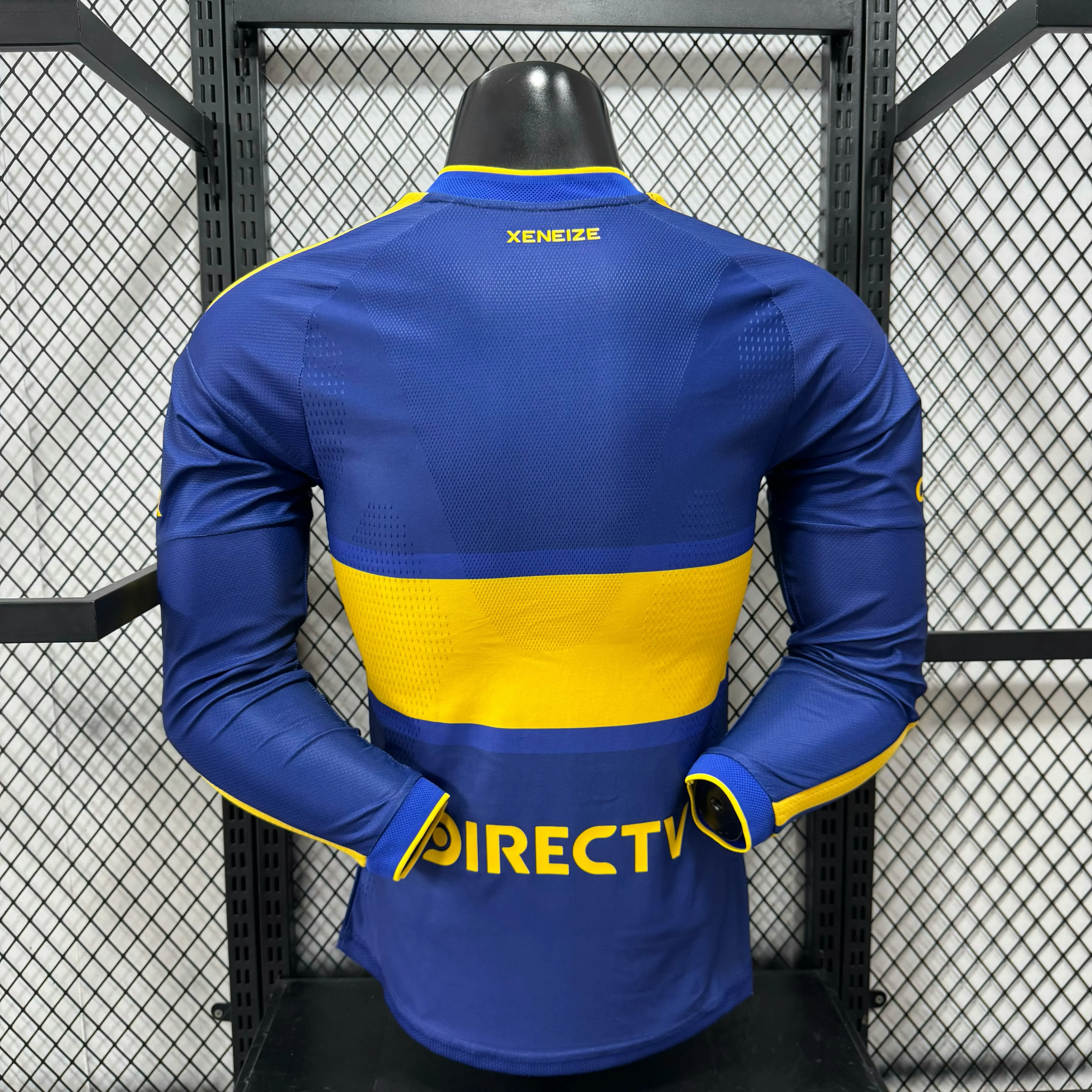 2026-2027 Uzun kol Boca Juniors İç saha Oyuncu versiyonu Futbol forması 1:1 Tayland kalitesi - Görsel 2