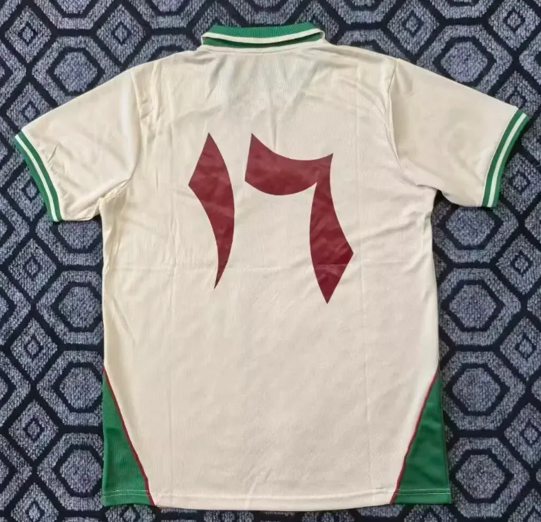 2025/2026 Palestino Giallo Verde Collar Maglia da calcio Qualità thai 1:1 - immagine 2