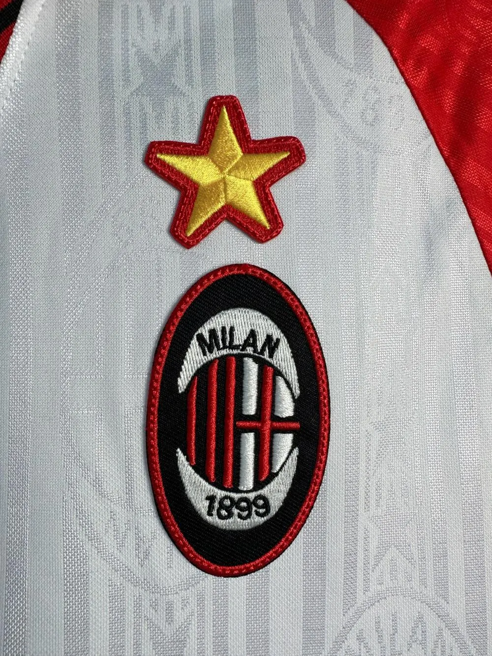1997/1998 Ретро AC Milan Специальное издание Белый Футбольная футболка Тайское качество 1:1 — изображение 6