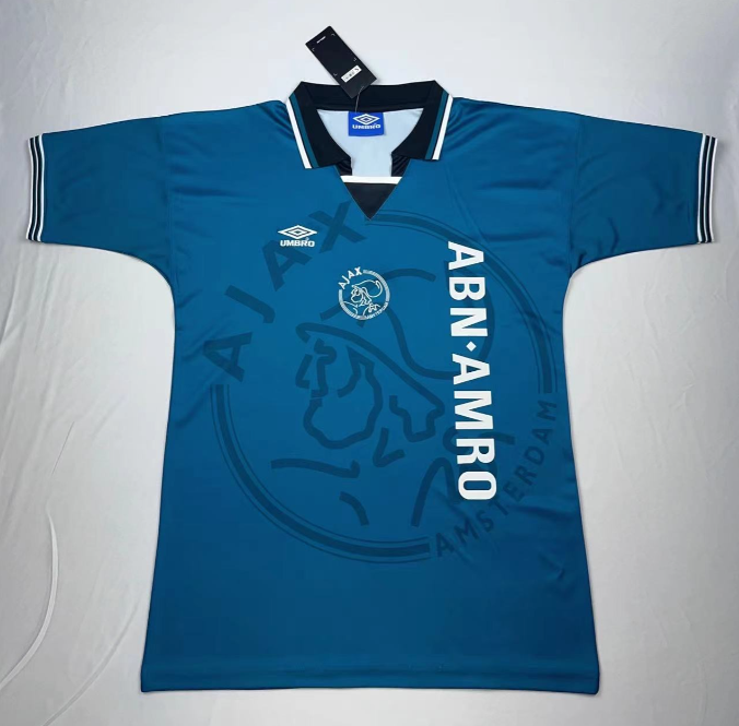 1995-1996 Retro Ajax Wyjazdowa Koszulka piłkarska Jakość tajska 1:1