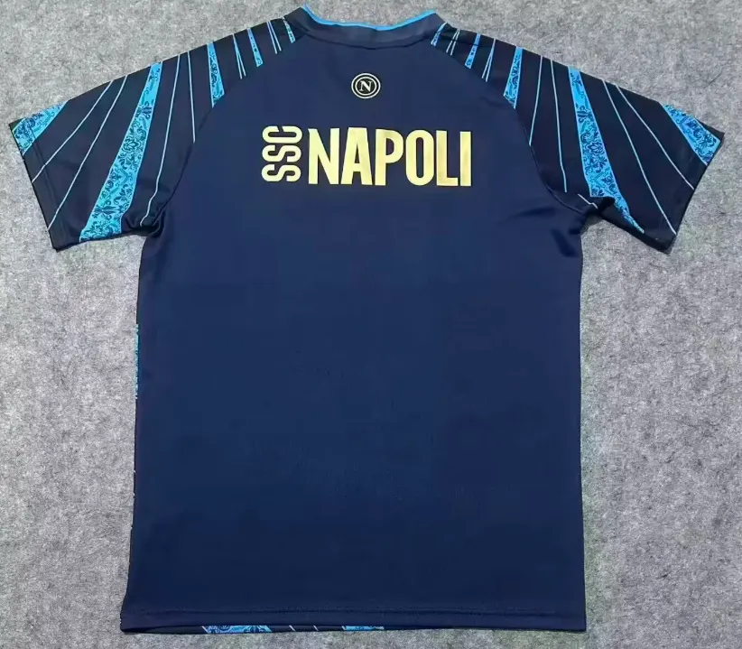 2026/2027 Napoli Pré-jogo Camisa de futebol Qualidade tailandesa 1:1 - Image 3