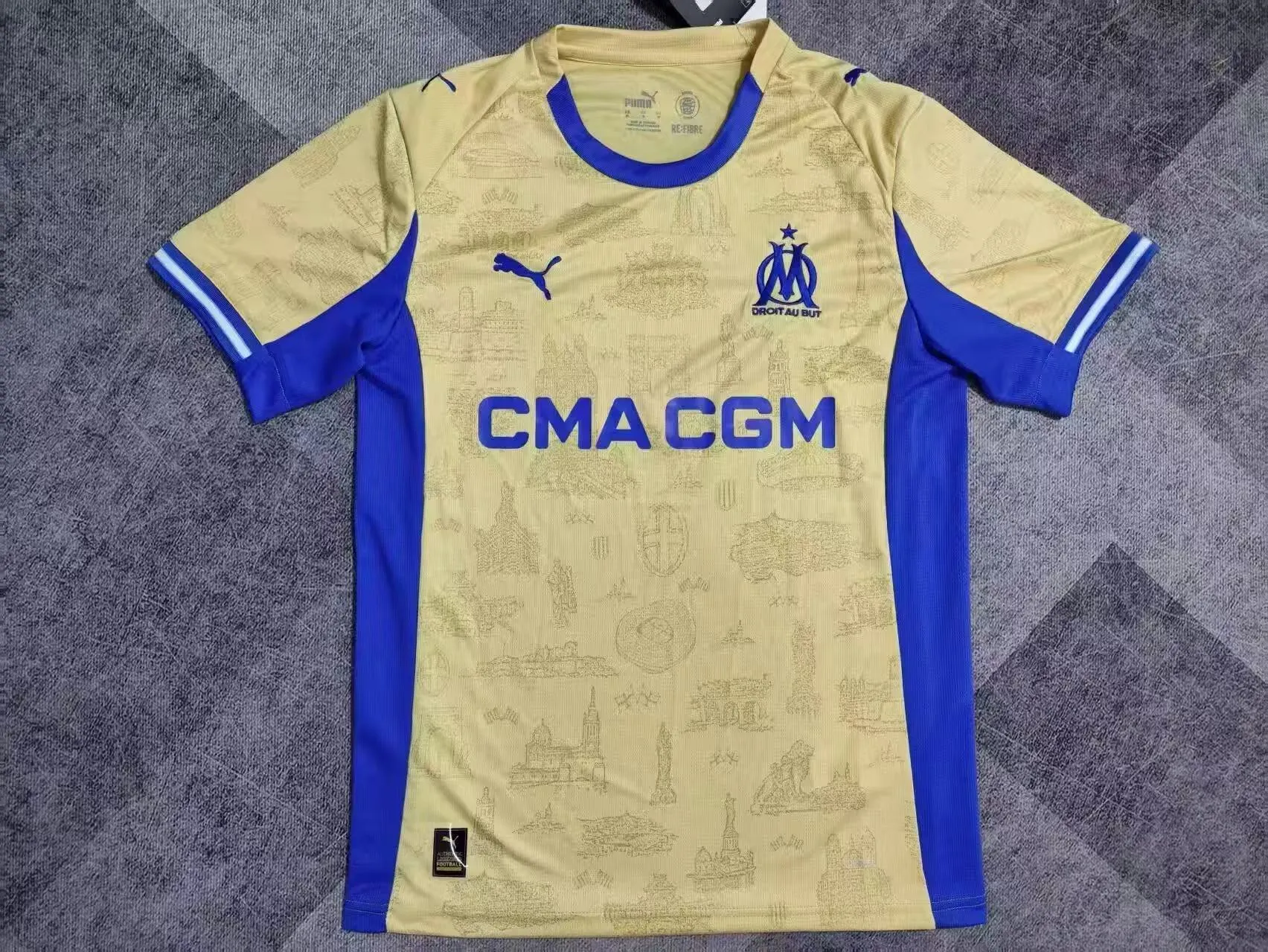 2025/2026 Olympique de Marseille Quarta Trasferta Maglia da calcio Qualità thai 1:1