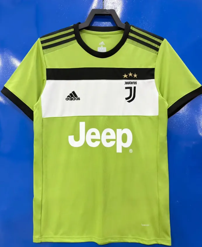 2017/2018 Retro Juventus Derde Uit Voetbalshirt 1:1 Thaise kwaliteit