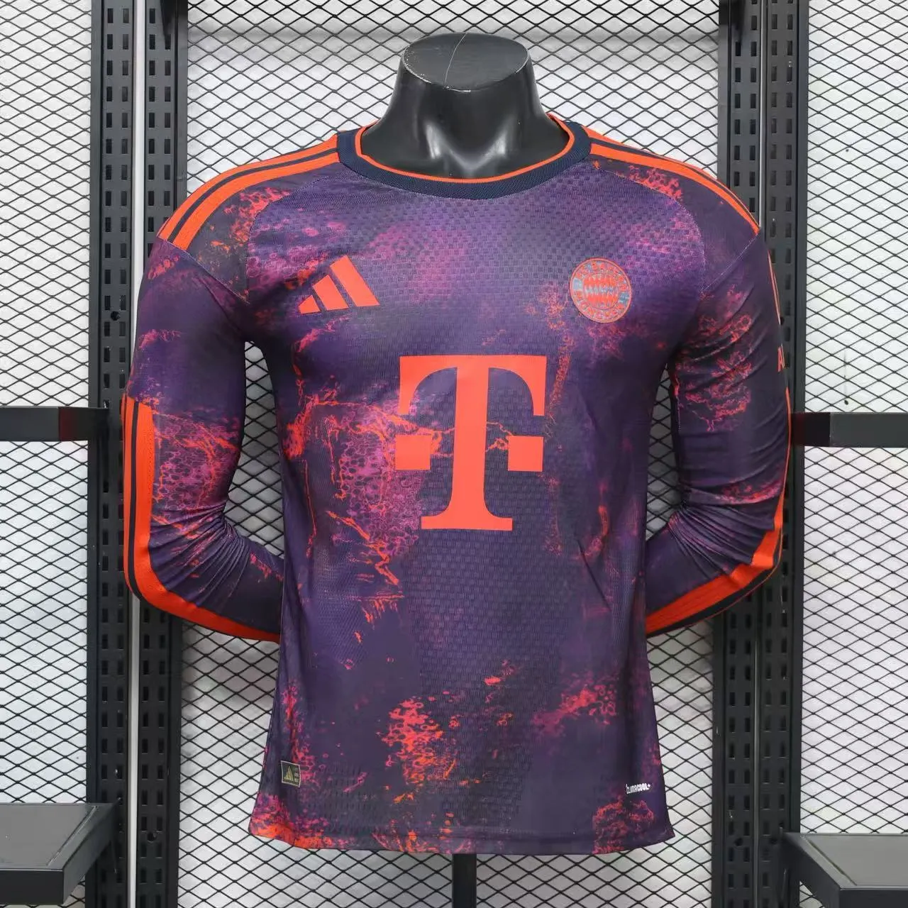 2026/2027 Длинные рукава Игровая версия Bayern Munich Третья Гостевая Футбольная футболка Тайское качество 1:1