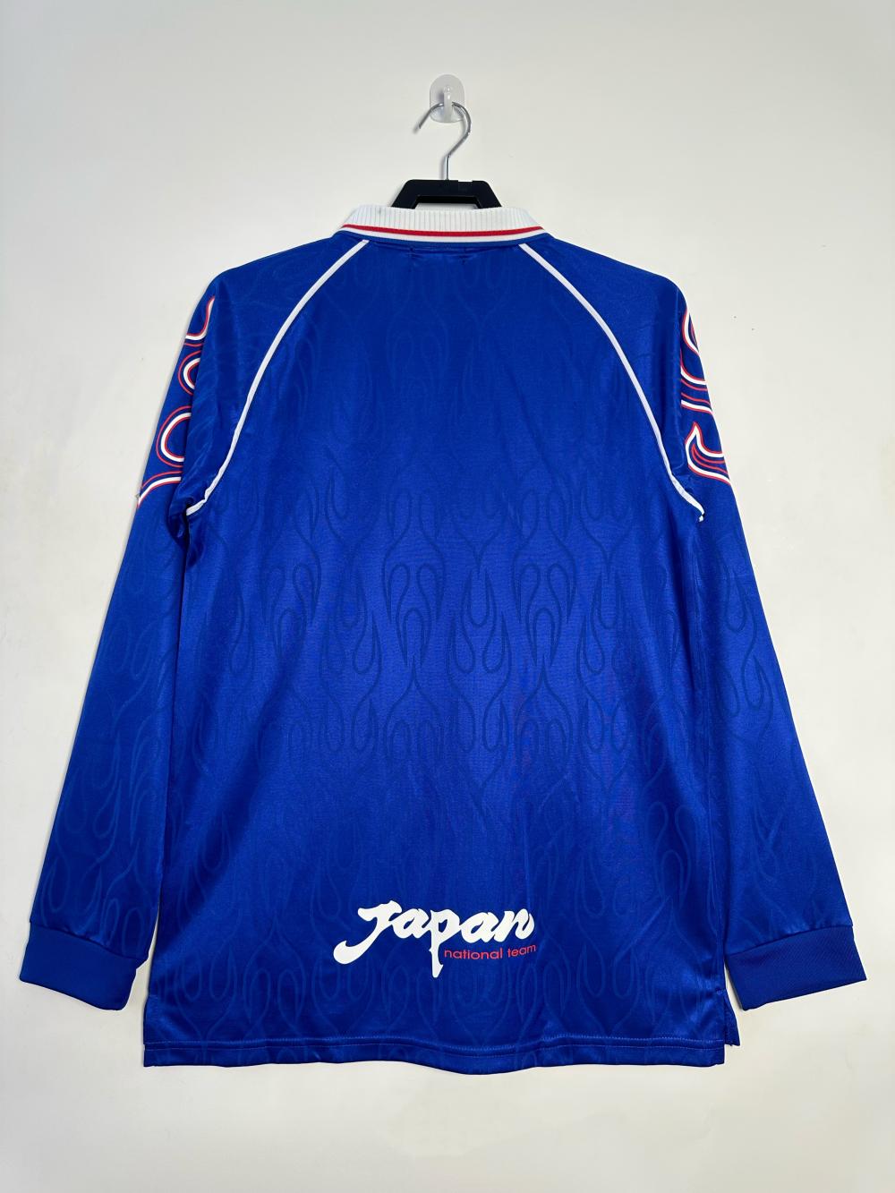 1998 Retro Japón Local Camiseta de fútbol Manga larga 1:1 Calidad tailandesa - Imagen 3