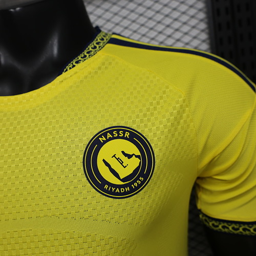 2026/2027 Spelersversie Al-Nassr Thuis Voetbalshirt 1:1 Thaise kwaliteit - Afbeelding 5