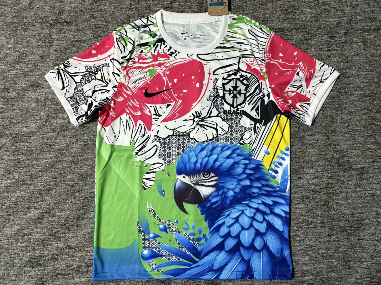 2025/2026 Brasil Parrot Azul y Rojo Camiseta de fútbol Calidad tailandesa 1:1