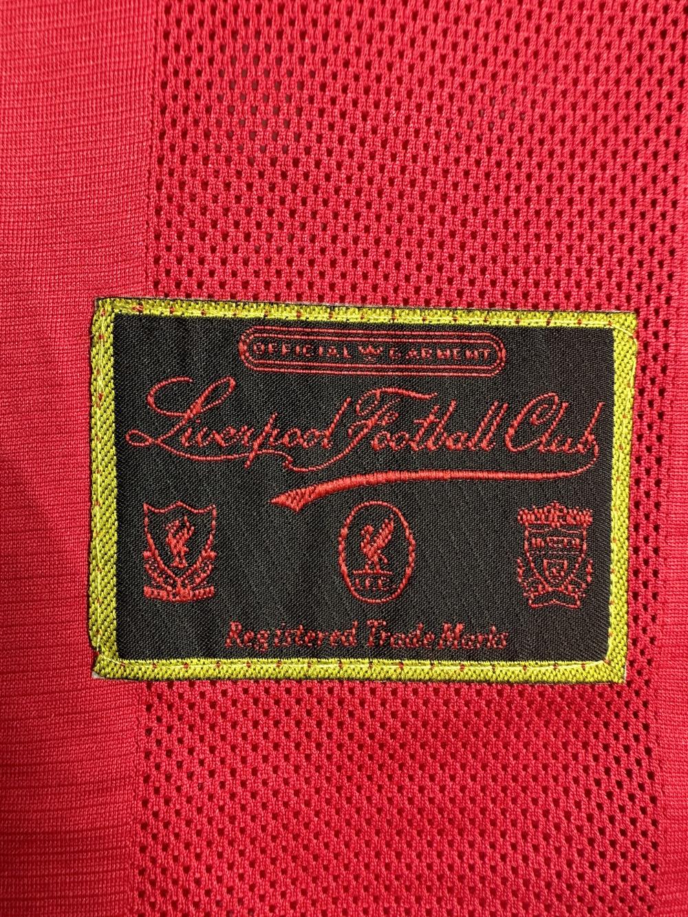 1995/1996 Retro Liverpool Home Football Jersey Long Sleeve 1:1 Thailand Quality - Image 9