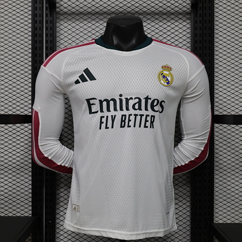 2026/2027 Langarm Spielerversion Real Madrid Heim Trikot 1:1 Thai-Qualität