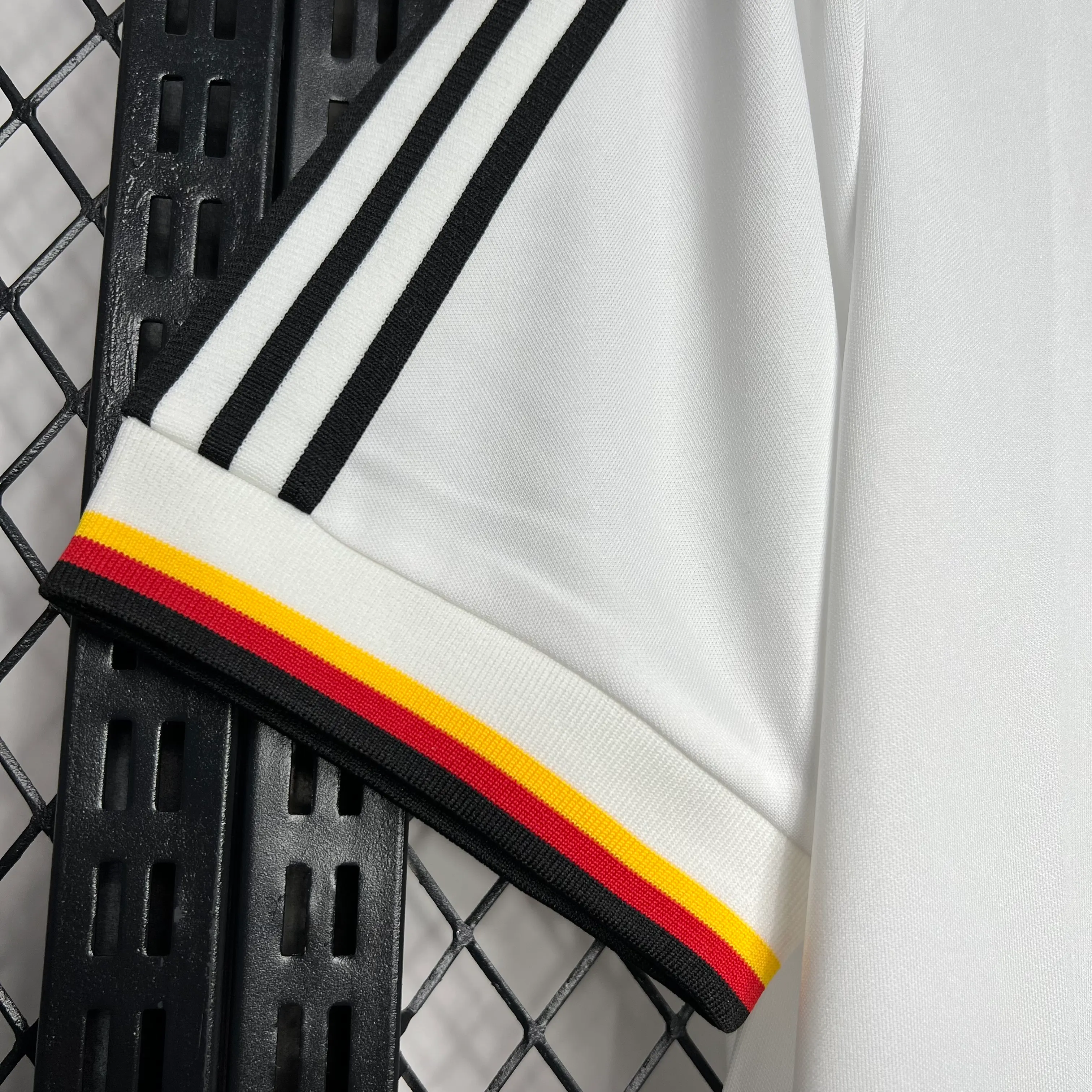 1986 Retro Soccer Jersey Germany Home - Image 4