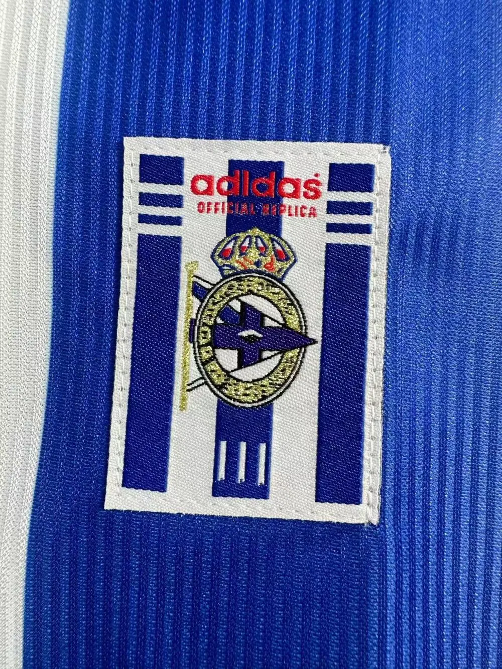 1999-2000 Retro Long Sleeve Deportivo Home Football Shirt 1:1 Thai Quality - Image 6