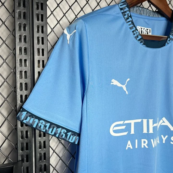2024/2025 Manchester City Домашняя Футбольная футболка Тайское качество 1:1 — изображение 5