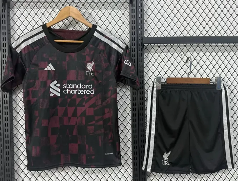 2026/2027 Liverpool Drittes Auswärts Fußballtrikot 1:1 Thai-Qualität Kindergröße
