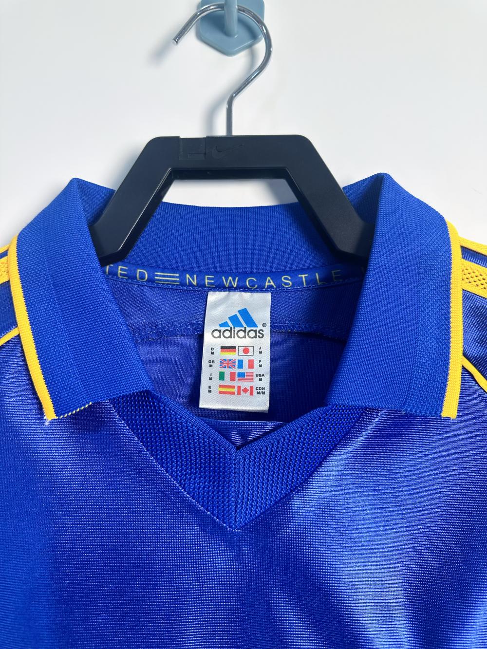 1998-1999 Retro Newcastle United Auswärts Fußballtrikot 1:1 Thai-Qualität – Bild 3