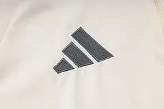 2024/2025 Real Madrid Beige Yarım fermuarlı eşofman Futbol forması 1:1 Tayland kalitesi Set - Görsel 6