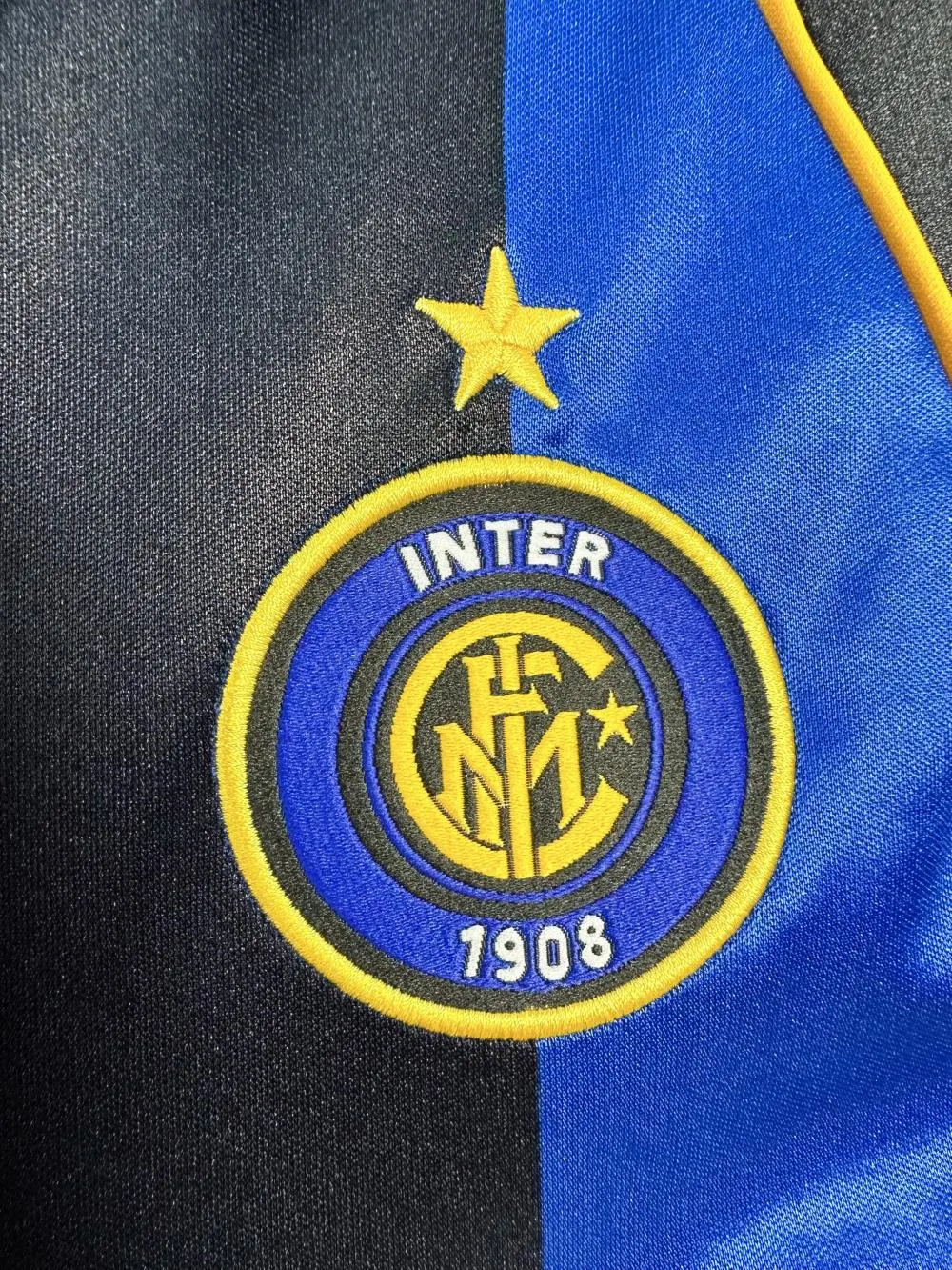 2001/2002 Retro Inter Milan Domowa Koszulka piłkarska Jakość tajska 1:1 - obrazek 6