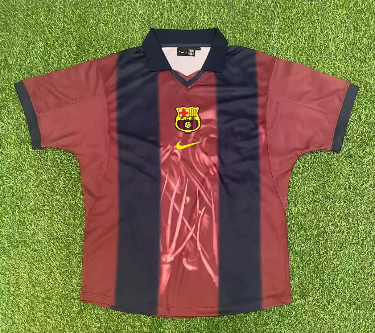 2024/2025 Barcelona x Travis Scott Collab Collaborazione Retro Maglia Qualità thai 1:1