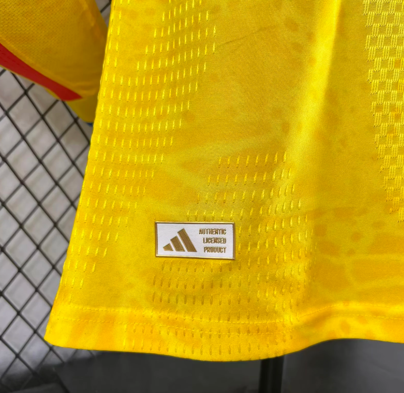 2026 Langarm Spielerversion Kolumbien Nationalmannschaft Heim Fußballtrikot 1:1 Thai-Qualität – Bild 6