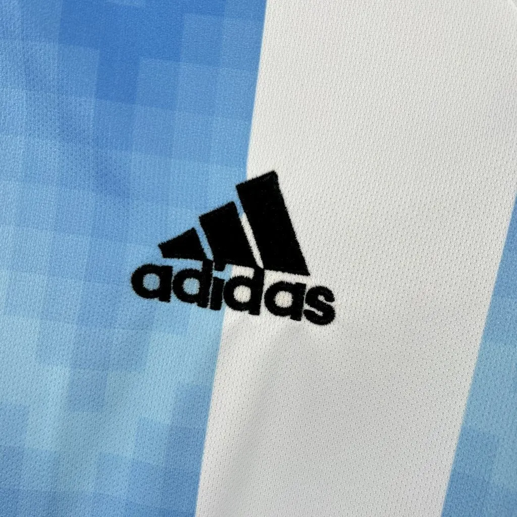 2008 Retro Argentyna Reprezentacja Domowa Koszulka Jakość tajska 1:1 - obrazek 4