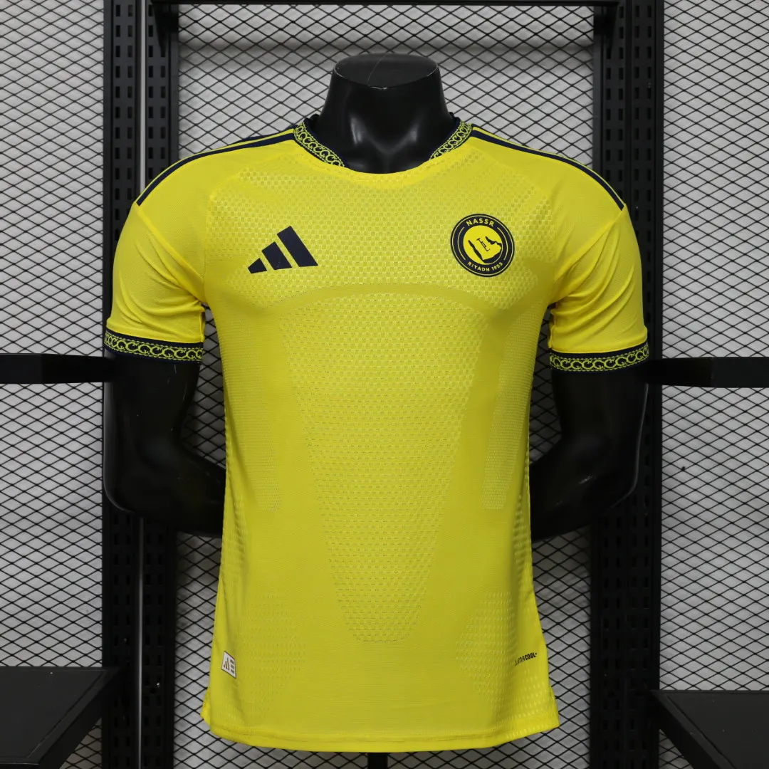 2026/2027 Spelersversie Al-Nassr Thuis Voetbalshirt 1:1 Thaise kwaliteit